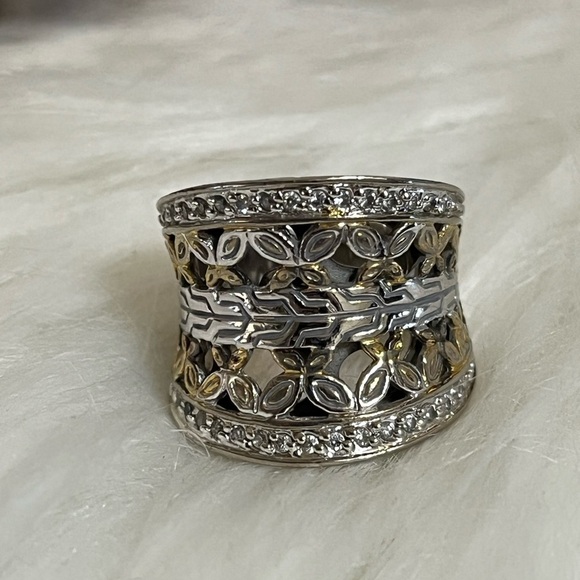 Vintage Jewelry - Vintage Sterling Ornamental European Style Ring